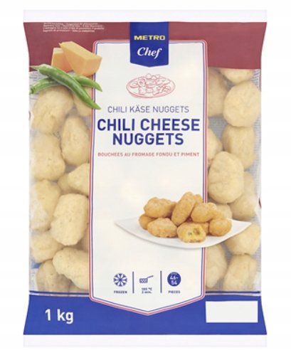 METRO Chef Chili cheese nuggets mrożone 1 kg