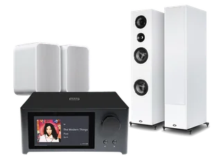 Kino domowe NAD C 700 V2 (czarny) + Imagine T54 (biały) + Pulse Flex 2i (biały) - Kino domowe - miniaturka - grafika 1