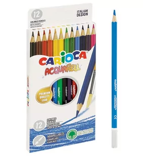 Carioca Kredki Acquarell 12 lolorów CARIOCA - Artykuły biurowe - miniaturka - grafika 2