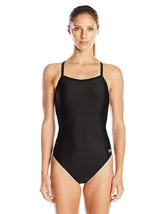 Speedo Damski strój kąpielowy jednoczęściowy Powerflex Flyback jednolite kolory drużynowe dla dorosłych jednoczęściowy strój kąpielowy - Stroje kąpielowe - miniaturka - grafika 1