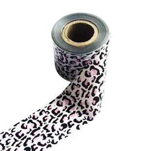 F91 FOLIA TRANSFEROWA 10cmx4cm - PANTERKA różowa - Sztuczne paznokcie i akcesoria F91 FOLIA TRANSFEROWA 10cmx4cm - PANTERKA różowa - Sztuczne paznokcie i akcesoria - miniaturka - grafika 1