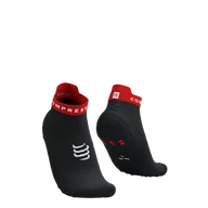 Skarpetki sportowe męskie - COMPRESSPORT Skarpetki do biegania krótkie ProRacing Socks V4 black/red - miniaturka - grafika 1