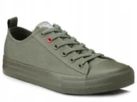 Sneakersy damskie - Big Star JJ274004 Trampki Tenisówki Sneakersy Damskie Khaki R 37 - miniaturka - grafika 1