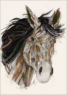 Plakaty - Galeria Plakatu, Feathered Horse 3, 30x40 cm - miniaturka - grafika 1