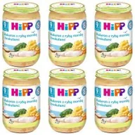Dania dla dzieci - Hipp Makaron z rybą morską i brokułami po 9. miesiącu zestaw 6 x 220 g - miniaturka - grafika 1