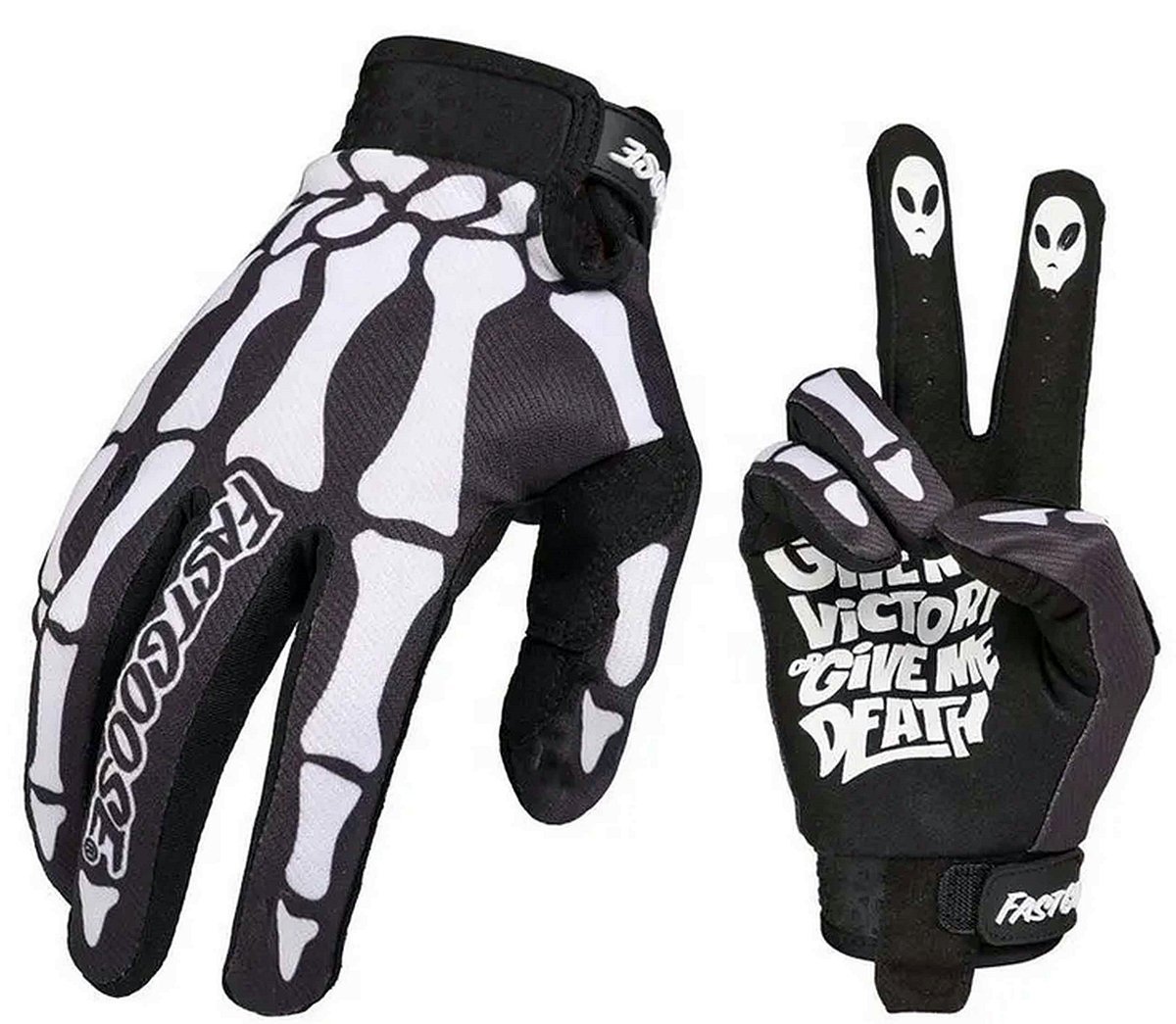 FASTGOOSE Rękawiczki Rowerowe z Długimi Palcami rozmiar XL BLACK