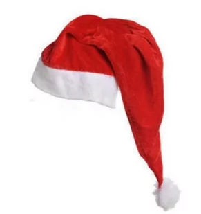 Arpex CZAPKA MIKOŁAJA WELUR zakupy dla domu i biura! SM9623 - Ozdoby bożonarodzeniowe - miniaturka - grafika 1