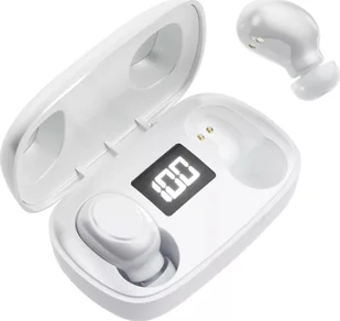 Platinet wireless earbuds Mist, white PM1020W - Słuchawki - miniaturka - grafika 1