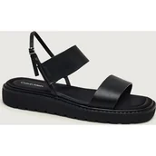 Sandały damskie - Calvin Klein Skórzane sandały - miniaturka - grafika 1