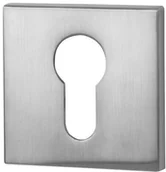 Szyldy i rozety - VDS ROZETA KWADRATOWA WKŁADKA R67F KOLOR SATYNA CHROM 49-0079 - miniaturka - grafika 1