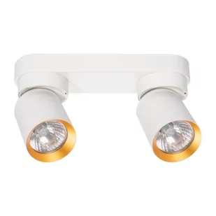 Andy lampa sufitowa (spot) 2xGU10 biała/złota ML9934 - Lampy sufitowe - miniaturka - grafika 1