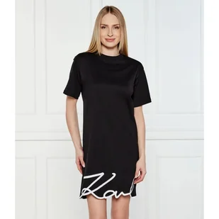 Karl Lagerfeld Sukienka KARL SIGNATURE HEM - Sukienki - miniaturka - grafika 1