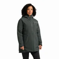 Kurtki damskie - Damska kurtka puchowa Jack Wolfskin ICECAPE 2L DOWN INS JKT W RDS slate green - XS - miniaturka - grafika 1