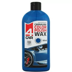 Wosk koloryzujący Carnauba do karoserii niebieski 500 ml 4CAR - Kosmetyki samochodowe - miniaturka - grafika 1