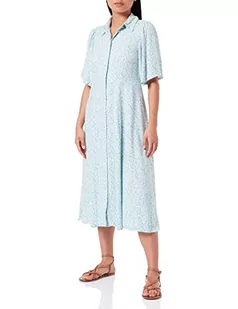 YAS YASSTELLI 2/4 damska sukienka S Midi sukienka, Sky Blue/AOP:STELLI, XS - Sukienki - miniaturka - grafika 1