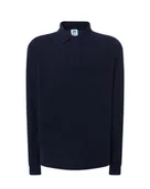 Odzież medyczna - Koszulka polo medyczna męska granatowa rękaw długi M - miniaturka - grafika 1