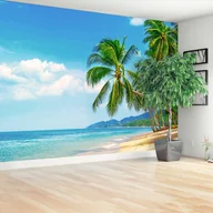 Fototapety - Fototapeta Plaża Palmy - miniaturka - grafika 1