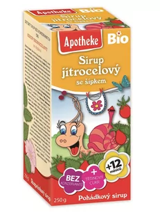 Syrop Dla Dzieci Z Babki Lancetowatej I Dzikiej Róży Bio 250 G - Apotheke - Szybkie dania obiadowe - miniaturka - grafika 1