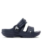 Buty dla chłopców - Sandały Crocs Classic Crocs Sandal T 207537 Granatowy - miniaturka - grafika 1