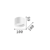 Lampy pozostałe - Ideallux Spike downlight Ideal Lux okrągły, kolor miedziany, aluminium, Ø 10 cm - miniaturka - grafika 1