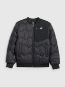 Kurtki i płaszcze dla chłopców - 4F Kurtka z wypełnieniem syntetycznym chłopięca - czarna 164 (13-14 lat) - miniaturka - grafika 1