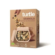 Płatki śniadaniowe i musli - TURTLE (owsianki, płatki) Granola Orzech Włoski - Czekolada Bezglutenowa Bio - miniaturka - grafika 1