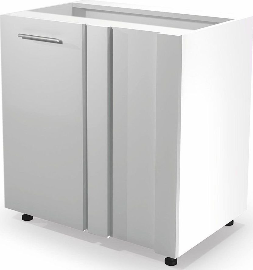 Elior Kuchenna szafka narożna Limo 25X - biały połysk