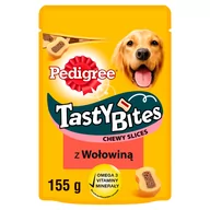 Suplementy i witaminy dla psów - Pedigree Tasty Bites Chewy Slices 155g - miniaturka - grafika 1