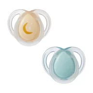 Smoczki do butelek - TOMMEE TIPPEE Zestaw 2 smoczków 0-6m NIGHT mix - miniaturka - grafika 1