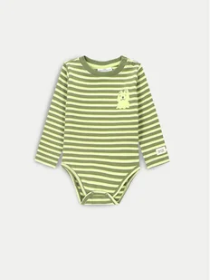 Coccodrillo Body dziecięce ZC4112102SBN Zielony - Body dla niemowląt - miniaturka - grafika 1