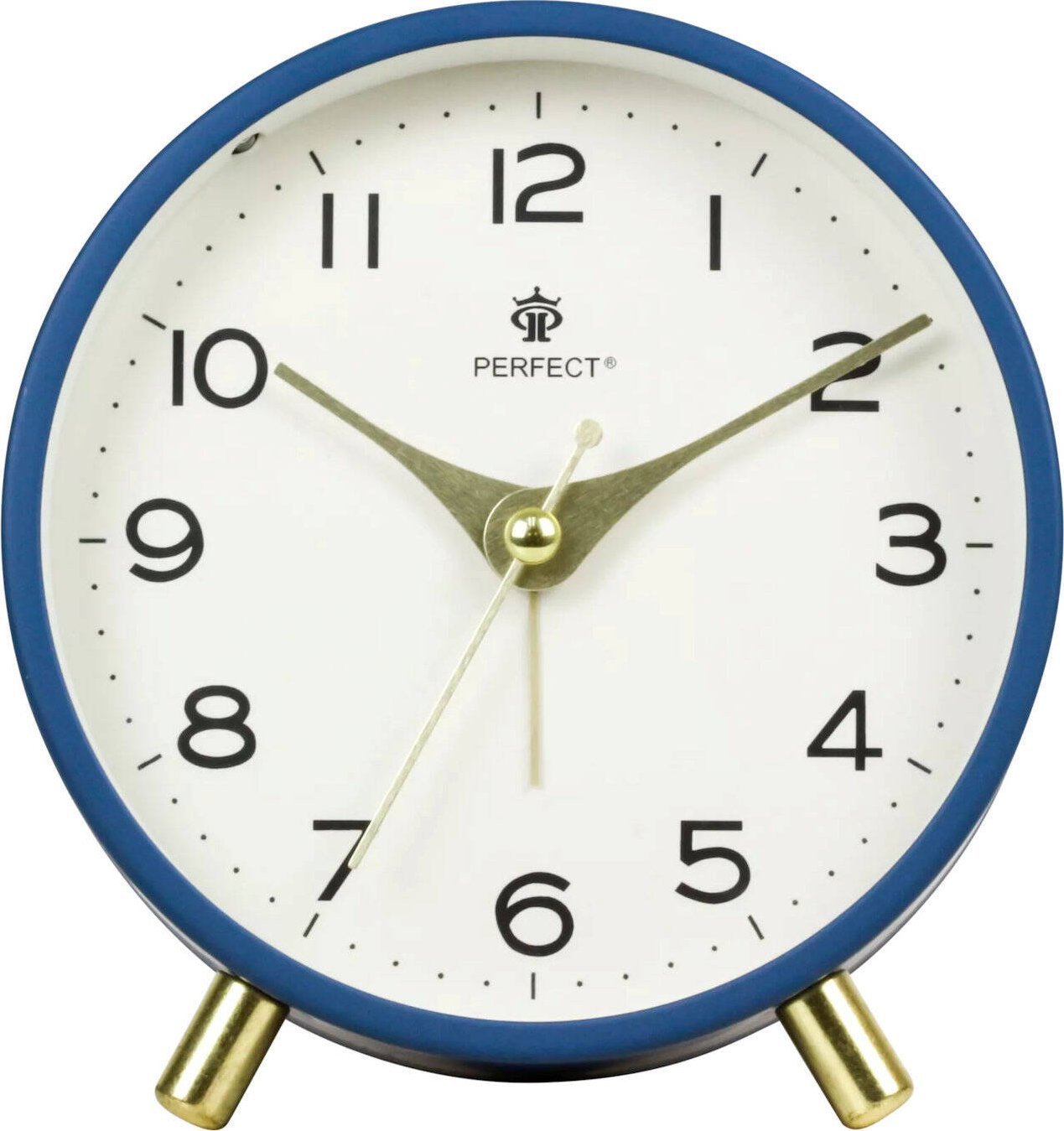 Perfect Budzik Perfect BB11007 niebieski cichy mechanizm