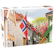 Puzzle - Puzzle Street in Bergen 1000 - miniaturka - grafika 1