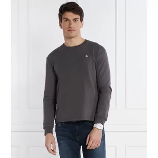 CALVIN KLEIN JEANS Longsleeve INSTITUTIONAL LS GRAPHIC | Regular Fit - Koszulki męskie - miniaturka - grafika 1