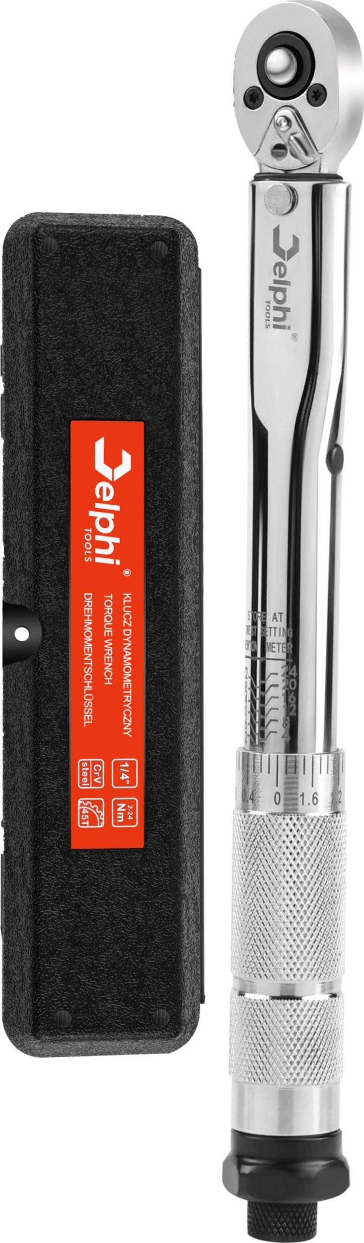 Delphi Tools Klucz dynamometryczny Delphi, 2-24Nm, 1/4