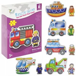 Puzzle Baby dla najmłodszych 22el, pojazdy ratunkowe - Puzzle - miniaturka - grafika 1