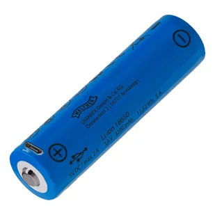 Walther - Akumulator ICR 18650 - 3,7 V - USB - 3200 mAh - 3.7133 - Latarki - akcesoria - miniaturka - grafika 1