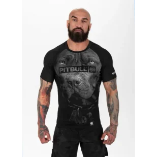 Pit Bull Rashguard Krótki Rękaw ShortSleeve Born In 1989 - Kimona, stroje i obuwie - miniaturka - grafika 1