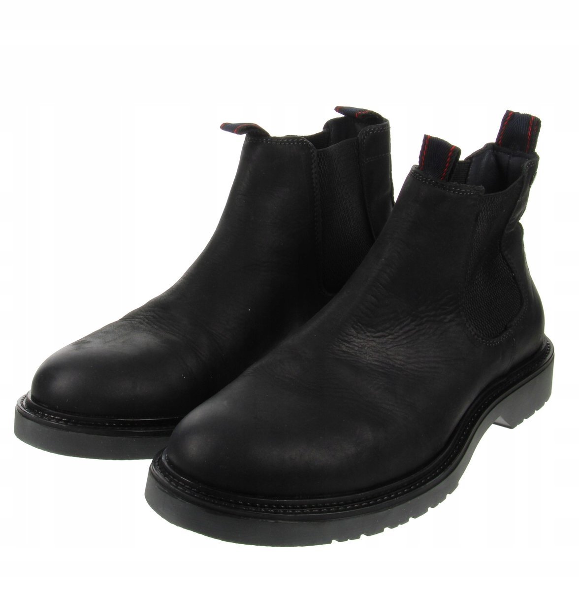 JACK&JONES MĘSKIE SZTYBLETY WSUWANE CZARNE 44 1Ż4A