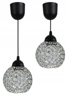 Lampy sufitowe - Lampa Kryształowa Wisząca Żyrandol Plafon Led - miniaturka - grafika 1