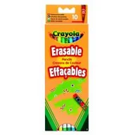 Kredki, ołówki, pastele i pisaki - Crayola Kredki ołówkowe Ścieralne 10szt 3635 - miniaturka - grafika 1