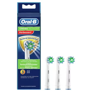 ORAL-B Cross Action EB50-3 DE 3szt EB 50-3 DE - Końcówki do szczoteczek elektrycznych - miniaturka - grafika 1
