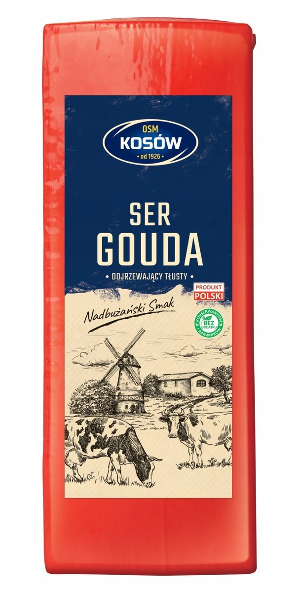 Ser Gouda pełnotłusty około 3 kg