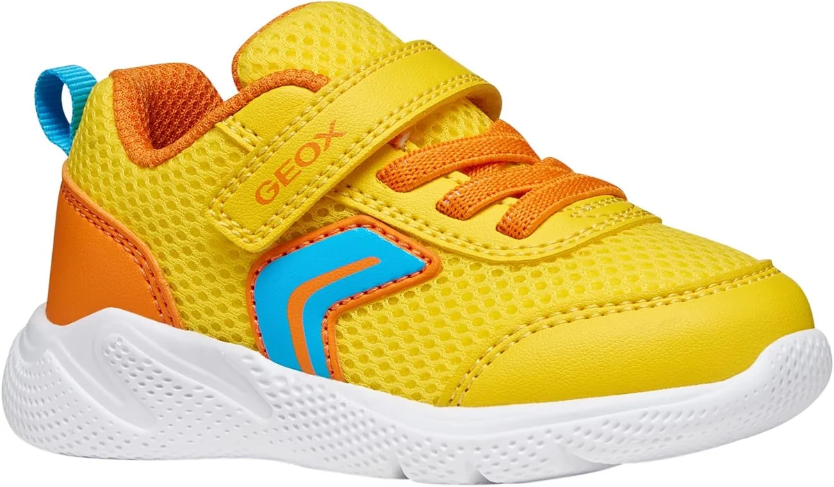Sneakersy chłopięce oddychające żółto-pomarańczowe rozmiar 25