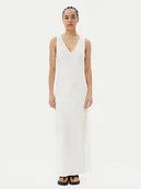 Sukienki - Calvin Klein Sukienka letnia K20K208355 Biały Regular Fit - miniaturka - grafika 1