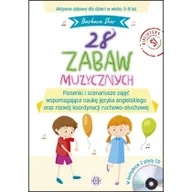 Materiały pomocnicze dla nauczycieli - 28 zabaw muzycznych. Piosenki i scenariusze zajęć wspomagające naukę języka angielskiego oraz rozwój koordynacji ruchowo-słuchowej (+ CD) - Opracowani - miniaturka - grafika 1