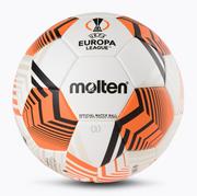 Piłka nożna - Molten Piłka do piłki nożnej UEFA Europa League 2021/22 biało-pomarańczowa F5U5000-12 - miniaturka - grafika 1