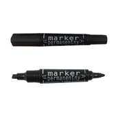 Markery permanentne - Marker Permanentny 89005 Dwustronny Czarny - miniaturka - grafika 1