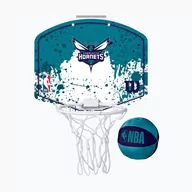 Koszykówka - Zestaw do mini-koszykówki Wilson NBA Team Mini Hoop Charlotte Hornets - miniaturka - grafika 1