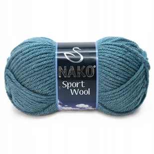 Włóczka NAKO SPORT WOOL / 100 g / 185 sztorm - Pasmanteria - miniaturka - grafika 1