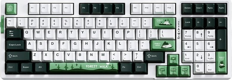 Endgame Gear VGN V98 Pro Gaming Tastatur, Berry Ice Cream - Forest US V98 PRO V2 BICF